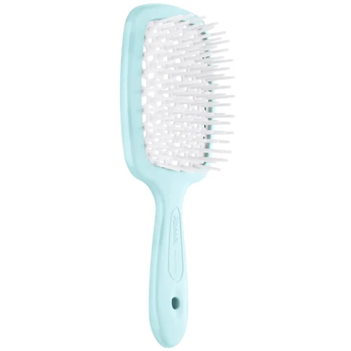Расческа Janeke Small Superbrush тиффани с белым