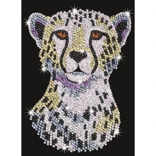 Набор для творчества Sequin Art BLUE Снежный гепард