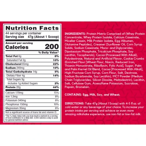 Протеин BSN Syntha-6 Cold Stone 2000 g / 44 servings / German Chokolate Cake: Вид Многокомпонентные