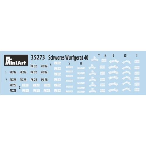 Сборная модель MiniArt MA35273 Немецкая Ракетная Установка S.W.s. 40 фото 4