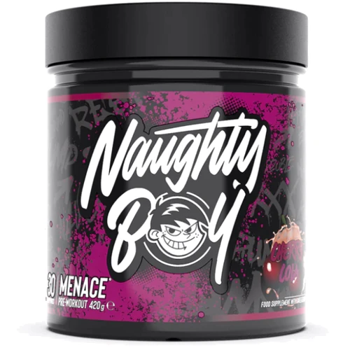 Предтренировочный комплекс Naughty Boy Menace 420 g / 30 servings / Cherry Cola