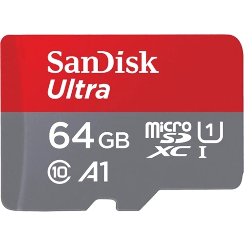Карта памяти SanDisk 64GB microSDXC Class 10 UHS-I U1 A1 Ultra + adapter (SDSQUAR-064G-GN6MA): Тип карты microSDXC