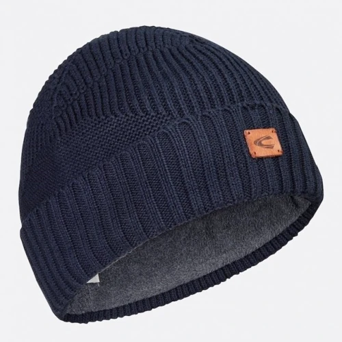 Мужская шапка Camel Active Knitt Beanie синяя (406480-2M48-47)
