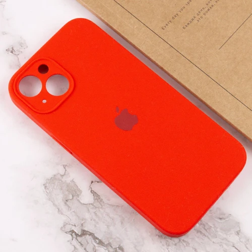 Чехол для iPhone Mobile Case Silicone Case Full Camera Protective Red for iPhone 14: Тип чехла накладка на заднюю часть