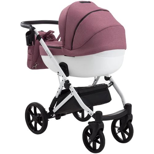 Коляска 2 в 1 Bair Next White Soft 70 темно-бузковий фото 7
