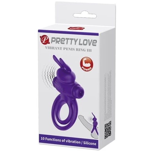 Кольцо эрекционное серии Pretty Love - Vibrant penis ring III, BI-210206-1