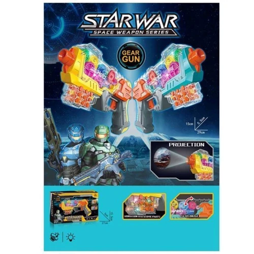 Пистолет ToyCloud Gear Gun Космическое оружие (585-330A): Производитель Noname