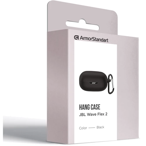 Чехол ArmorStandart Hang Case Black for JBL Wave Flex 2 (ARM83227): Материал Силикон
