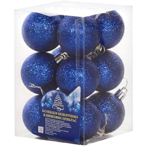 Набор елочных шаров NewYEAR Синие (8104-4 blue)