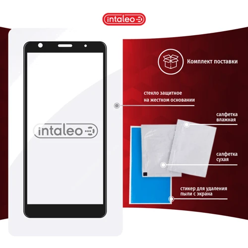 Аксессуар для смартфона Intaleo Tempered Glass Full Glue Black for ZTE Blade L8 фото 6