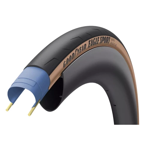 Покрышка 700x32 (32-622) GoodYear Eagle Sport Tube Type Folding Tan, 60tpi (TIR-43-47)