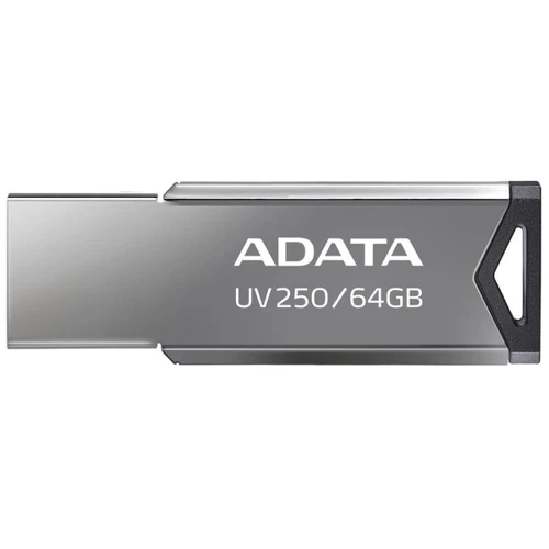 USB-флешка ADATA 64GB UV250 USB 2.0 Metal Black (AUV250-64G-RBK): Стандарт USB USB 2.0