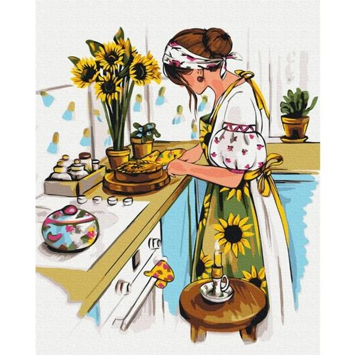 Картина по номерам Brushme Домашний уют © Alla Berezovska 40х50 см (BS53729)