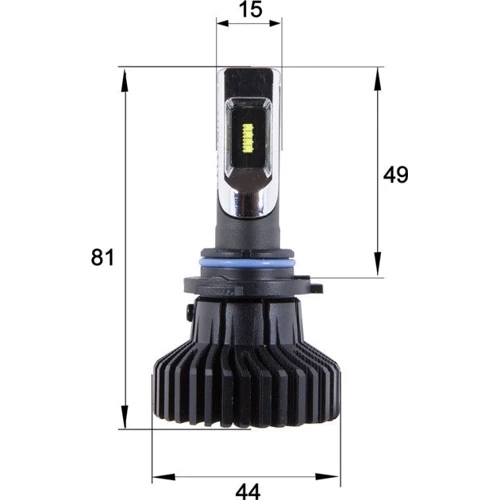 LED лампы Sho-Me F2 9006 30W: Цветовая температура, K 6500