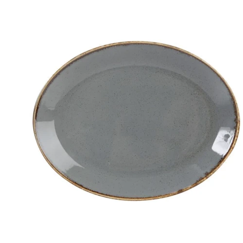 Блюдо овальное Porland Seasons Dark Gray 310 мм (213-112131.DG): Тип Блюдо