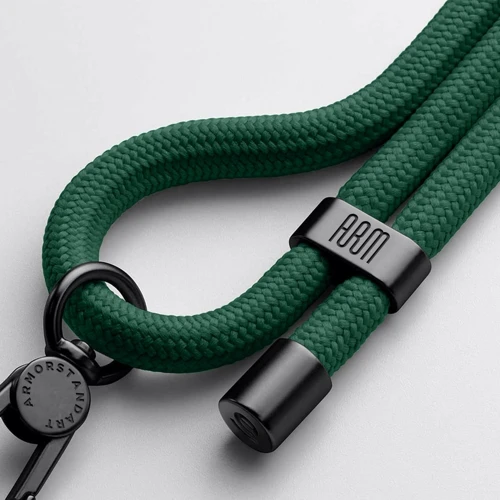 Ремешок для смартфона ArmorStandart Rope Black Pine with Clear holder (ARM67206): Цвет зеленый