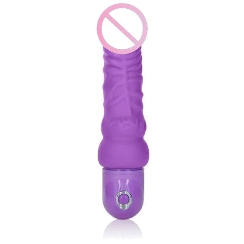 CalExotics Bendie Stud Curvy вибромассажер, 12.5x4 см, пурпурный