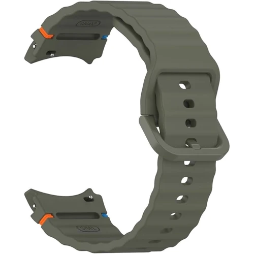 BeCover Strap Ribbed Tape Khaki for Samsung Galaxy Watch (20mm) 4 40mm-44mm/5 40-44mm/6 40-44mm/7 40-44mm (712043) фото 6