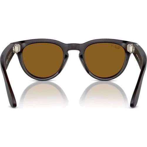 Смарт-окуляри Ray-Ban Meta Headliner Matte Rebel Black Frame/Brown Lenses size M (RW4009 675483 50-23) фото 6