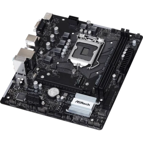ASROCK CML-HDV/M.2 TPM R2.0: Разъемы на плате USB 2.0, USB 3.2 Gen 1, SATA 3.0, PCI Express x1, M.2