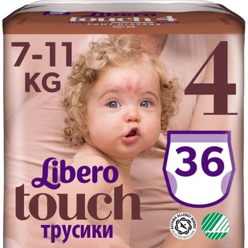 Libero Touch трусики 4 (36) (7-11кг): Вага 7-11 кг