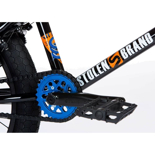Велосипед 20" Stolen SINNER FC LHD 2020 BLACK W/ BLUE, чёрный (SKD-45-31)