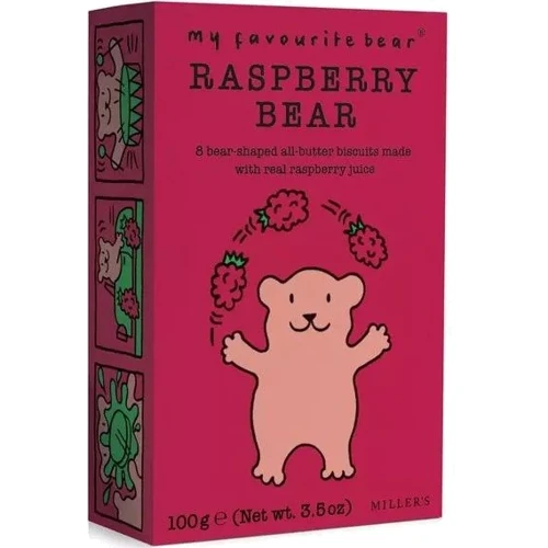 Печенье My Favourite Bear Малиновые мишки 100 г (5014908007530)