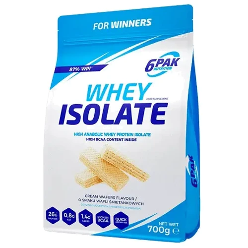 Протеїн 6PAK Nutrition Whey Isolate 700 g /23 servings/ Waffles