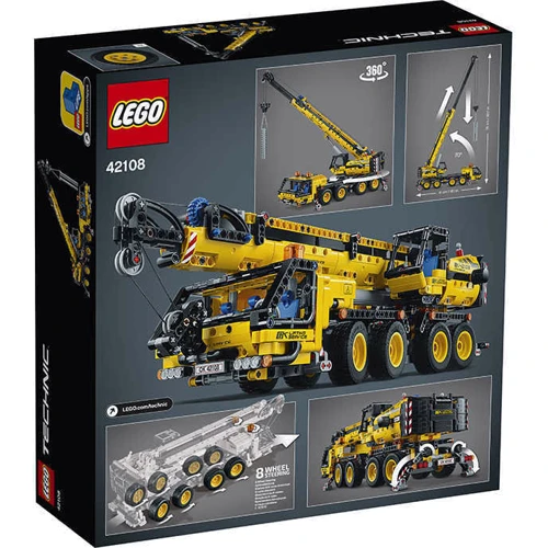 Блочный конструктор LEGO Technic Передвижной кран (42108): Серия TECHNIC