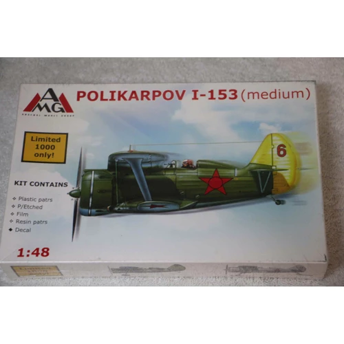 Модель AMG Models Истребитель Поликарпов И-153 Чайка (AMG48304)