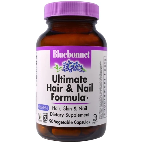 Bluebonnet Nutrition, Ultimate Hair & Nail Formula, 90 Veggie Caps (1108)