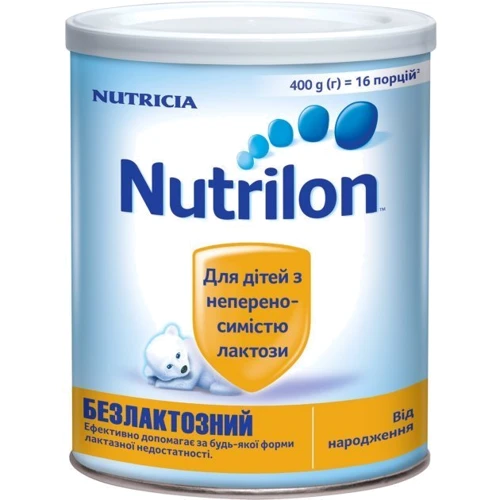 Nutrilon молочная смесь Безлаколактозная 400 г