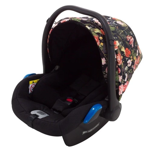 Автокрісло Adamex Kite Flowers FL1 Чорний (квіти) (625778): Матеріали обшивки текстиль