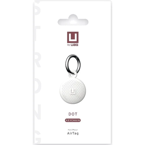 Urban Armor Gear UAG [U] Dot Keychain Marshmallow for AirTag (16320V313535) фото 4