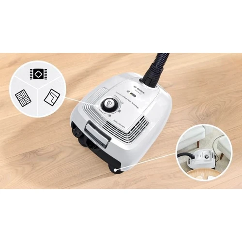 Пылесос Bosch BGL38WH2: Максимальная мощность 600 Вт