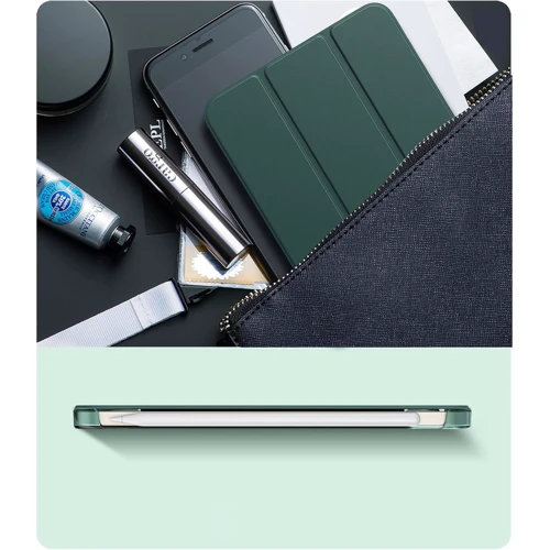 Аксессуар для iPad BeCover Case Book Tri Fold Hard Dark Green for iPad Mini 7 2024 (712451) фото 5