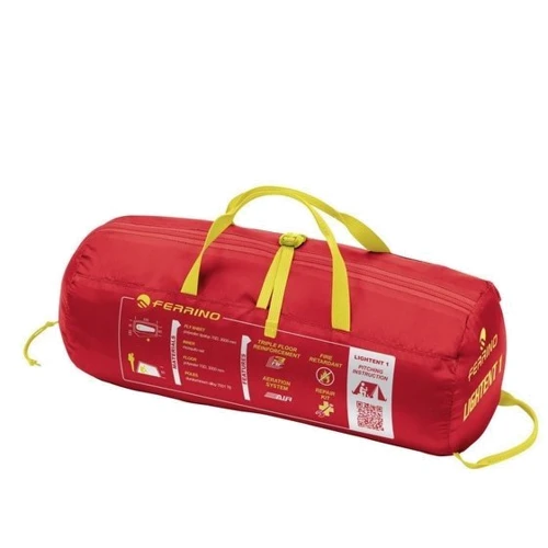 Намет Ferrino Force 2 (8000) Red (925738): Матеріал дна Polyester 70D Ripstop PU DWR FR