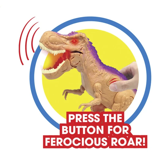 Игрушка Могучий Мегазавр T-Rex 22 см со звуком и светом (16900A-3): Тип животное