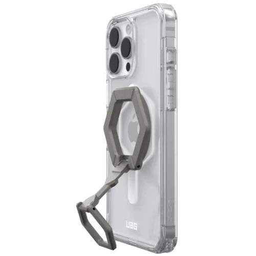 Чехол для iPhone Urban Armor Gear UAG Plyo MagSafe Ice White/Titanium Stand (1144811BV01) for iPhone 16 Pro Max: Материалы Термополиуретан