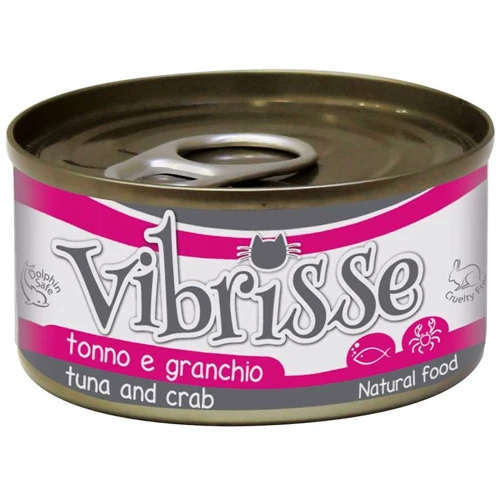 Влажный корм Vibrisse с тунцом и крабом 70 г (A1018779)