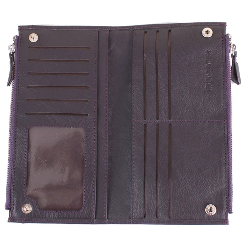 Женский кошелек ST Leather Accessories темно-фиолетовый (NST420-violet) фото 6