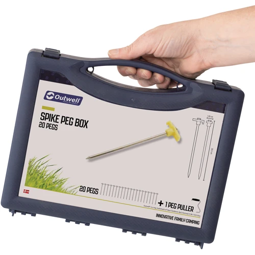 Аксессуар для палаток Колышки Outwell Spike Peg Box 20.5 см 20 шт. Luminous Green (650778): Производитель Outwell