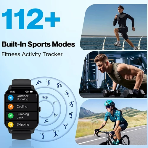 Смарт-часы Dotn Smart Watch P66 Black: Фитнес-функции Секундомер, Шагомер, Подсчет калорий, Пульсометр
