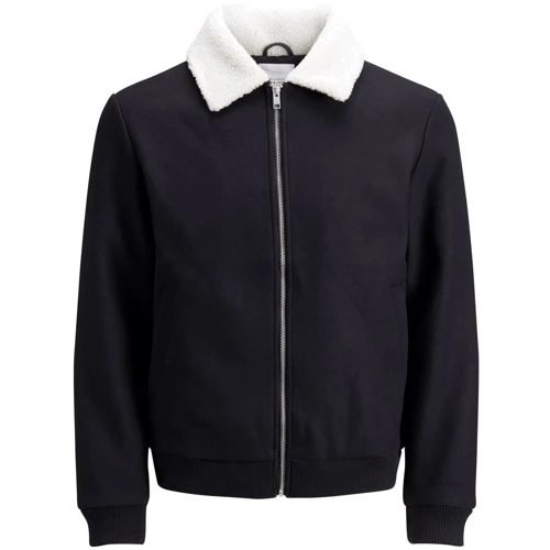 Куртка Jack & Jones 10558318 50 черная демисезон: Тип застежки На молнии