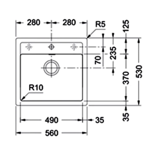 Мойка кухонная Franke Sirius 143.0691.510