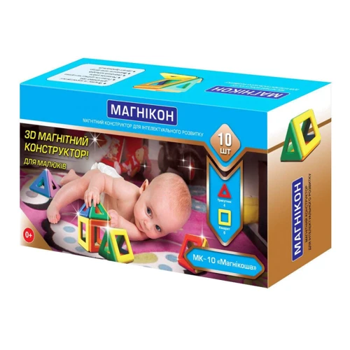 3D магнитный конструктор Магнікон MK-10