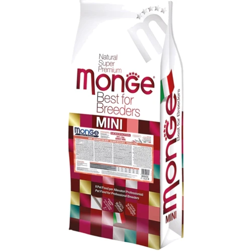 Сухой корм Monge Dog Mini Adult для взрослых собак маленьких пород с лососем и рисом 15 кг (70006071)