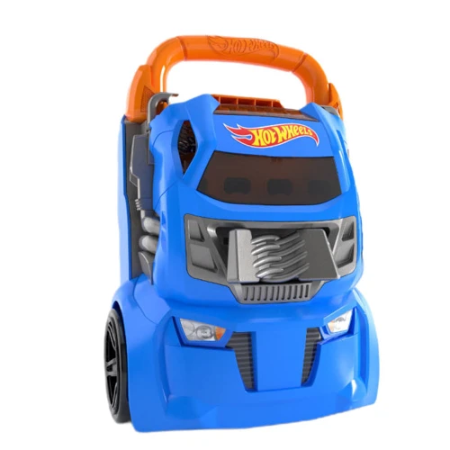Портативный трек-контейнер Hot Wheels с 4 равносторонними дорожками (HWCC14)