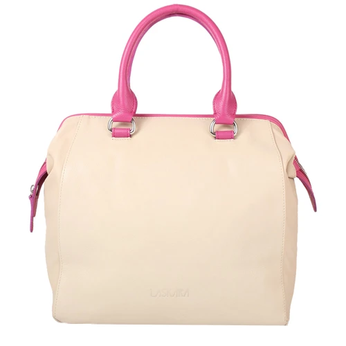 Женская сумка тоут Laskara бежевая (LK-DS264-beige-raspbery): Тип Сумки
