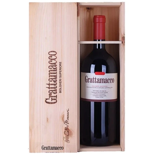 Вино Grattamacco Rosso 2015 красное сухое 1.5л (BWR5528)